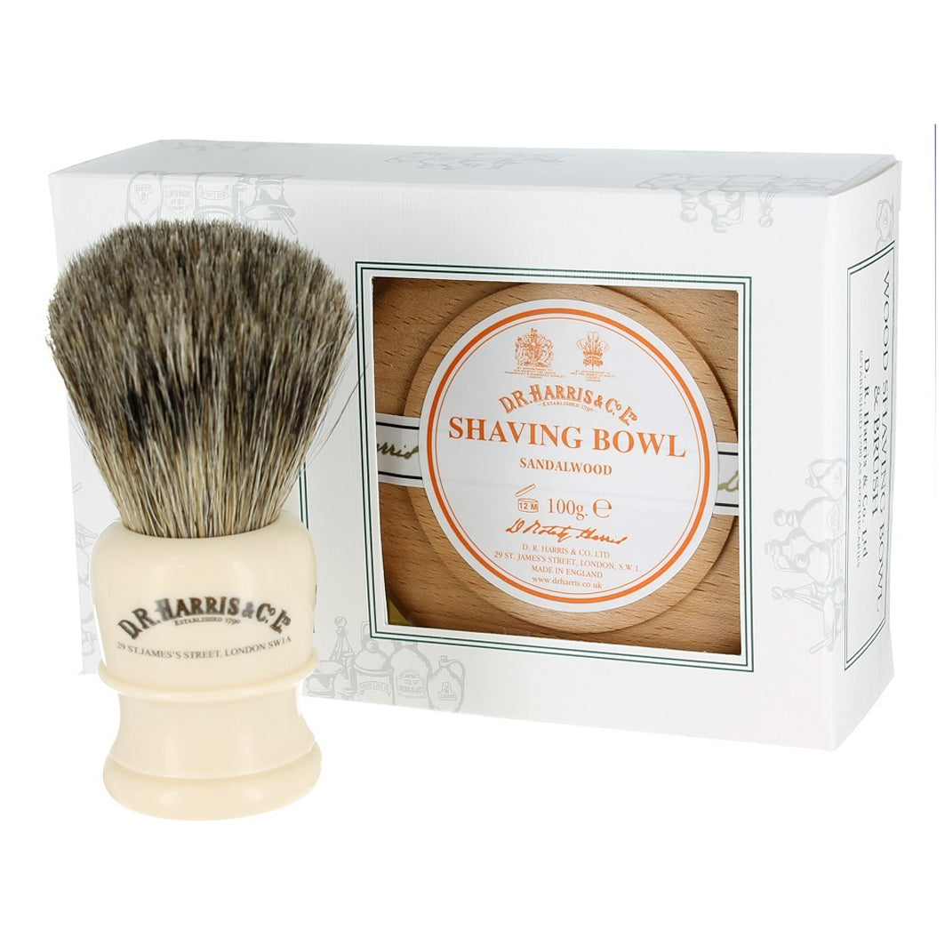 Sandalwood Shave Soap Set Beech