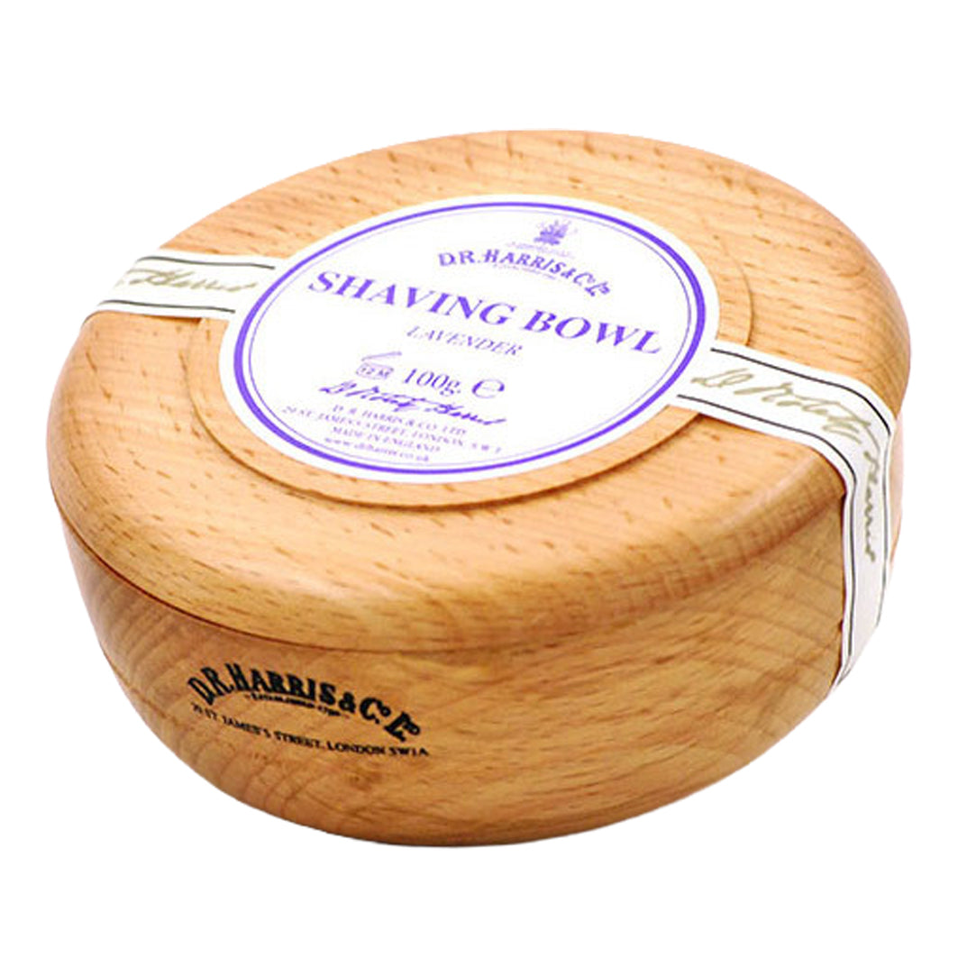 Lavender Shaving Soap in Bowl Beech