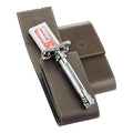 Rasier-Set Leder Khaki