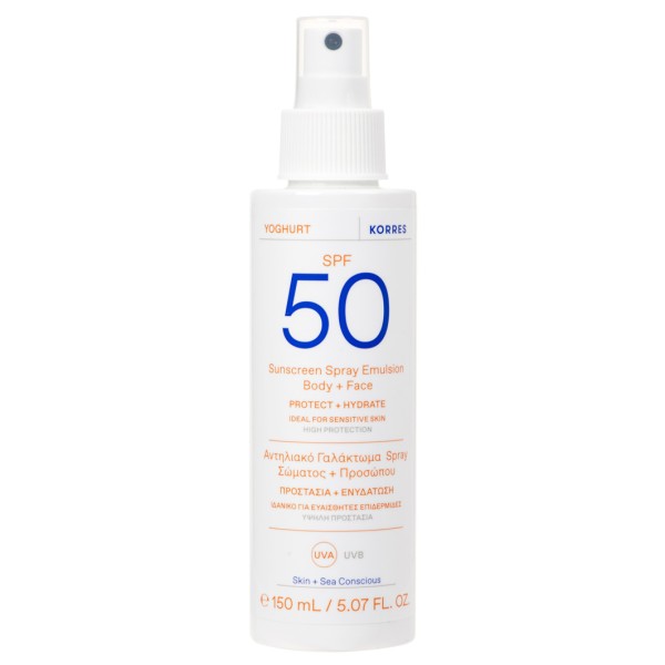 YOGHURT Sonnenspray-Emulsion für Gesicht und Körper SPF50