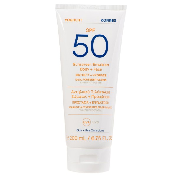 YOGHURT Sonnenschutz-Emulsion für Körper und Gesicht SPF50 200 ml