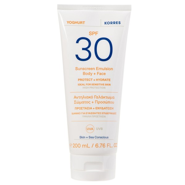 YOGHURT Sonnenschutz-Emulsion für Körper und Gesicht SPF30 200 ml